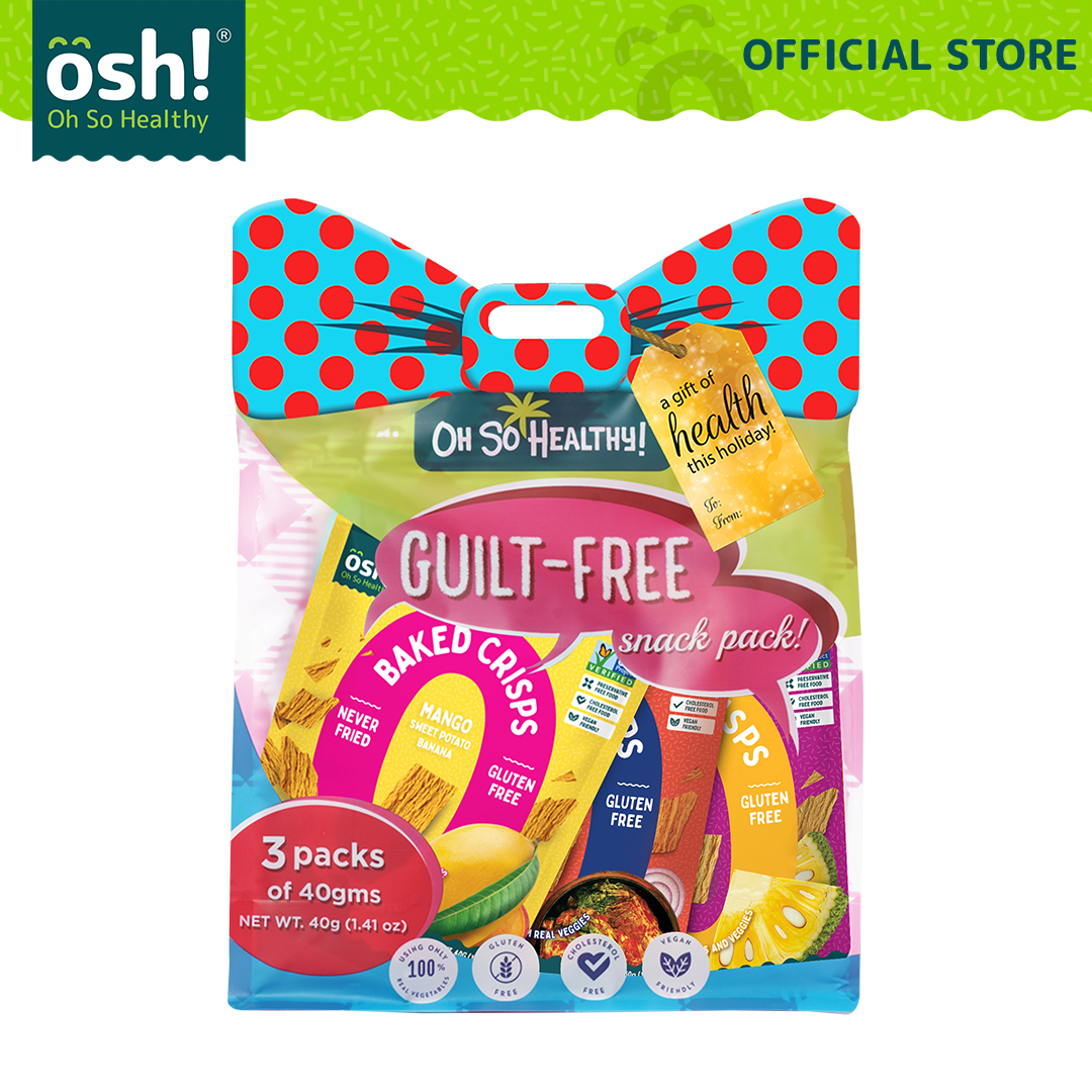 OSH! 3 in 1 Gift Pack Set  A + FREE 28g(BBQ,WC)
