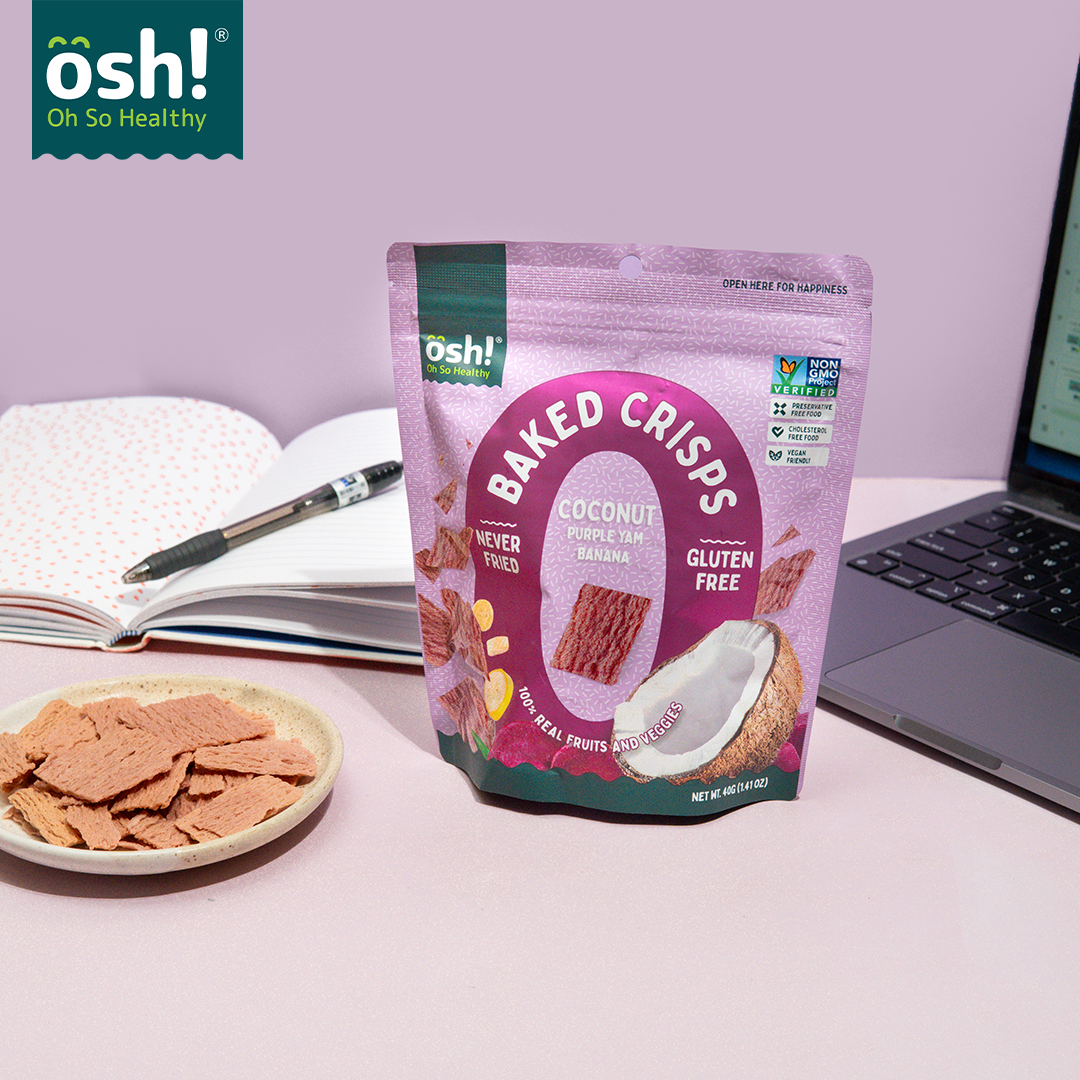 OSH! Coconut Purple Yam Crisps  40g