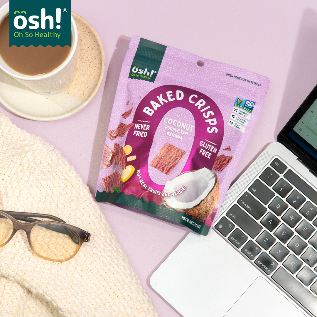 OSH! Coconut Purple Yam Crisps  40g