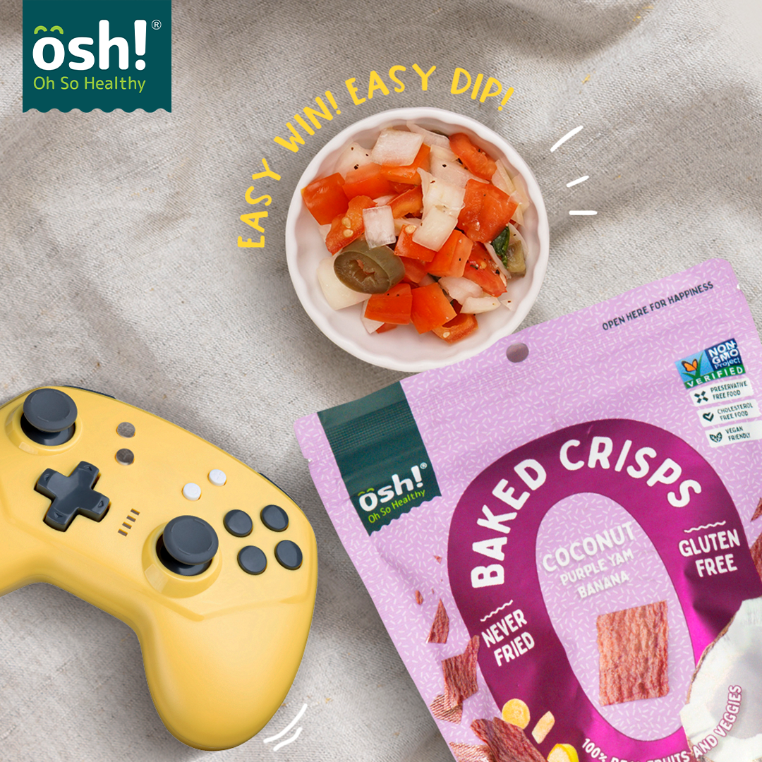 OSH! Coconut Purple Yam Crisps  40g
