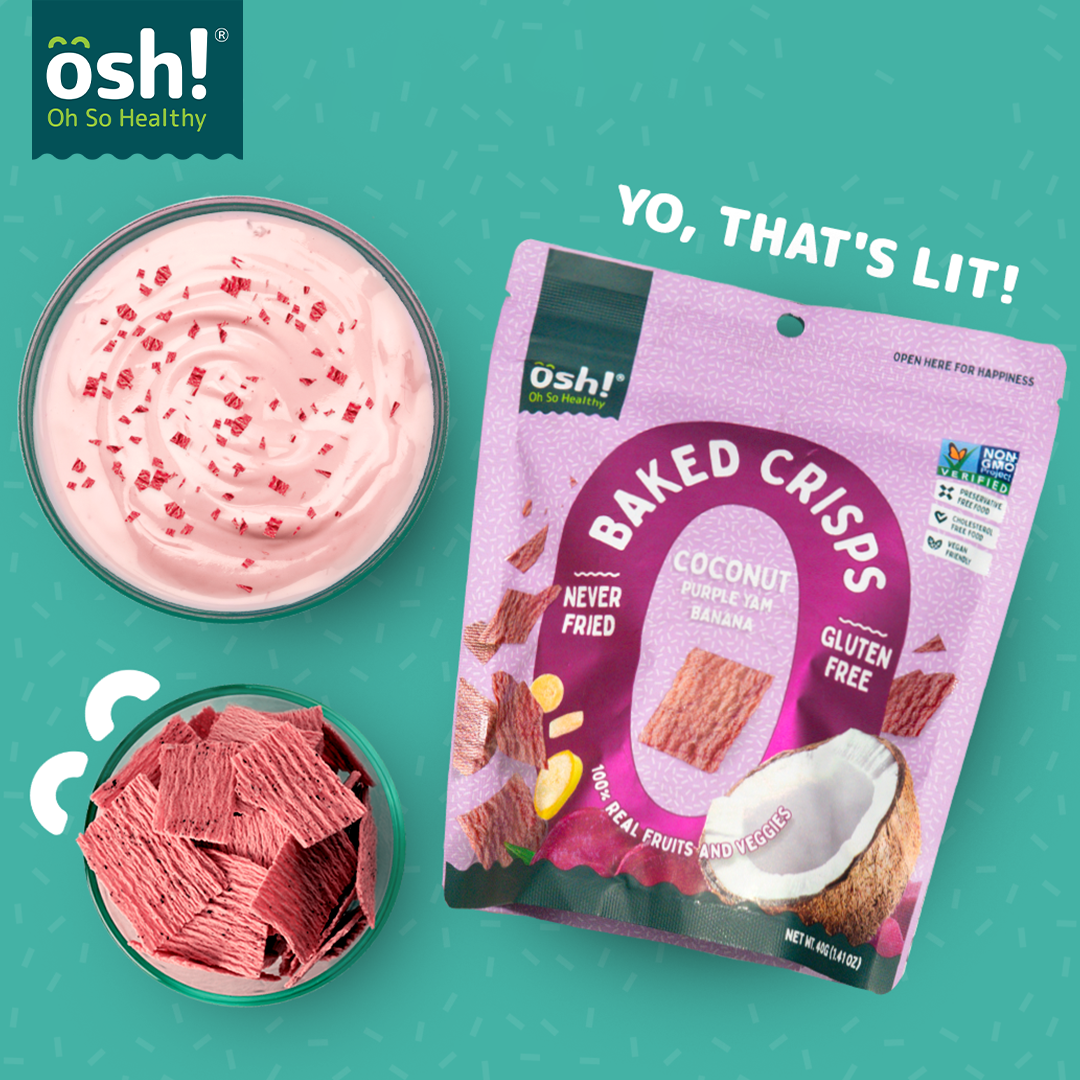 OSH! Coconut Purple Yam Crisps  40g