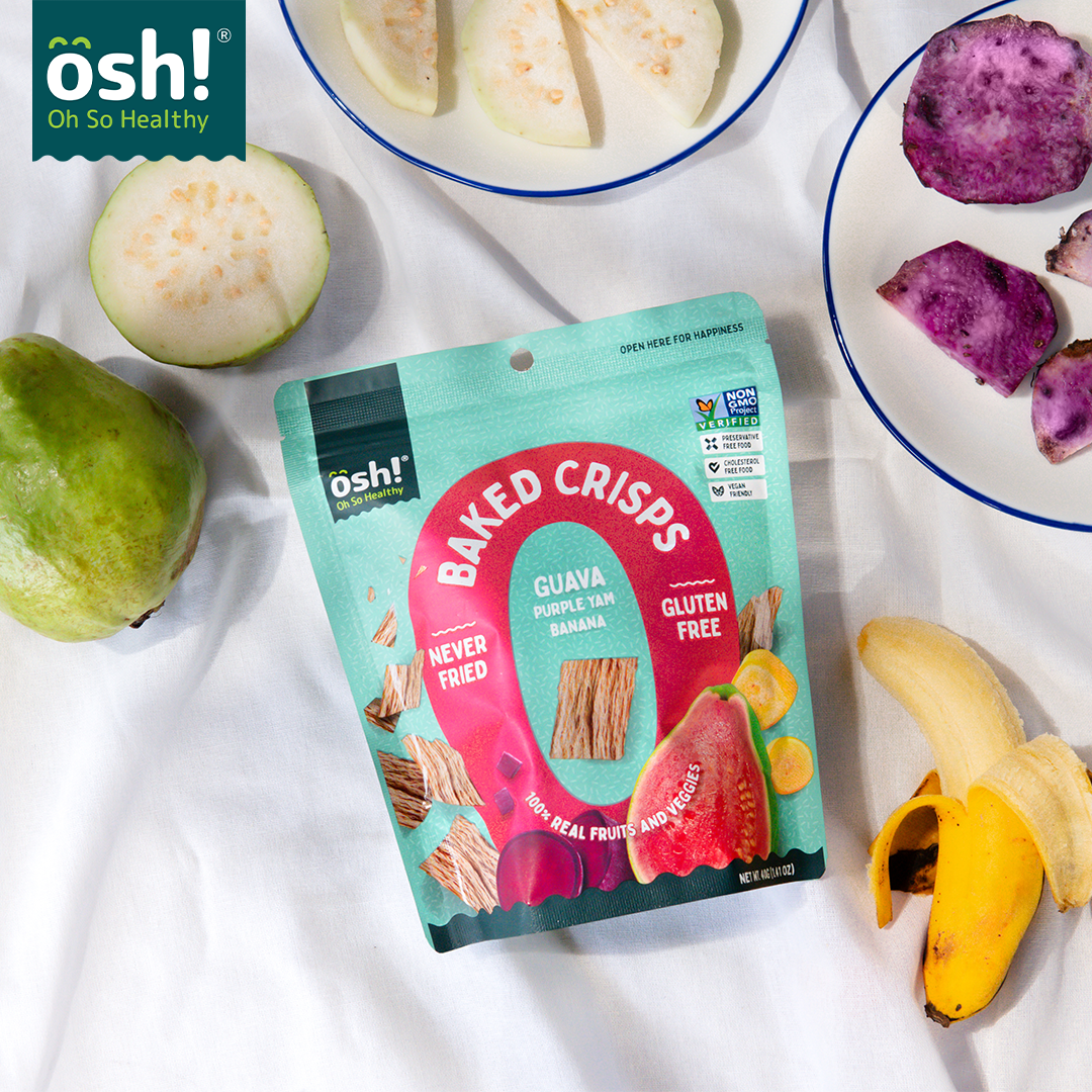 OSH! Guava Purple Yam Banana Crisps 40g