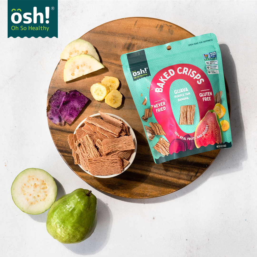 OSH! Guava Purple Yam Banana Crisps 40g