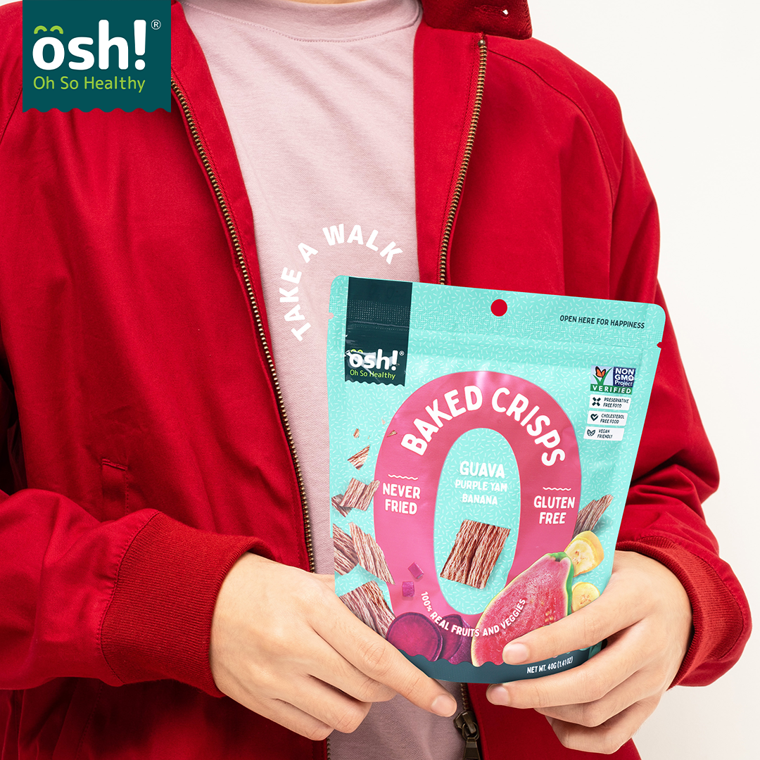 OSH! Guava Purple Yam Banana Crisps 40g