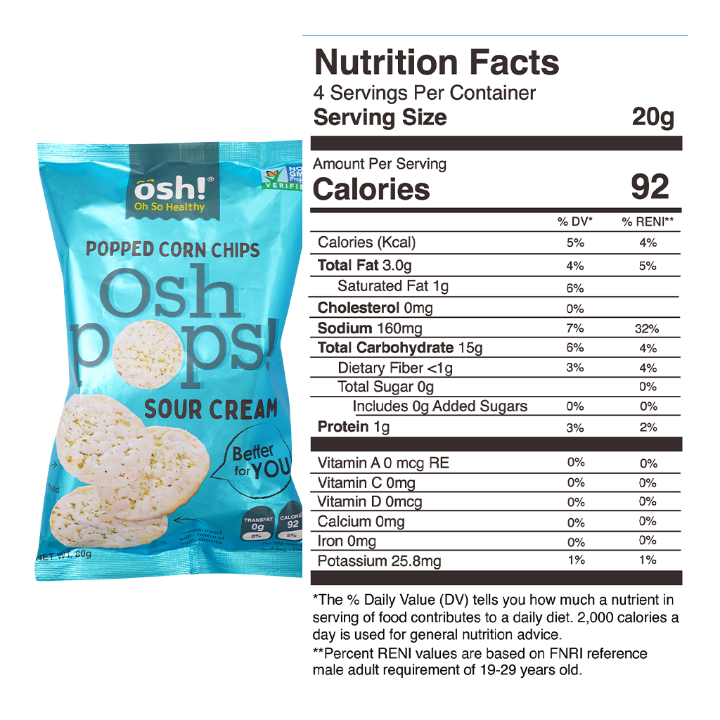 OSH! POPS SOUR CREAM NUTRIFACTS