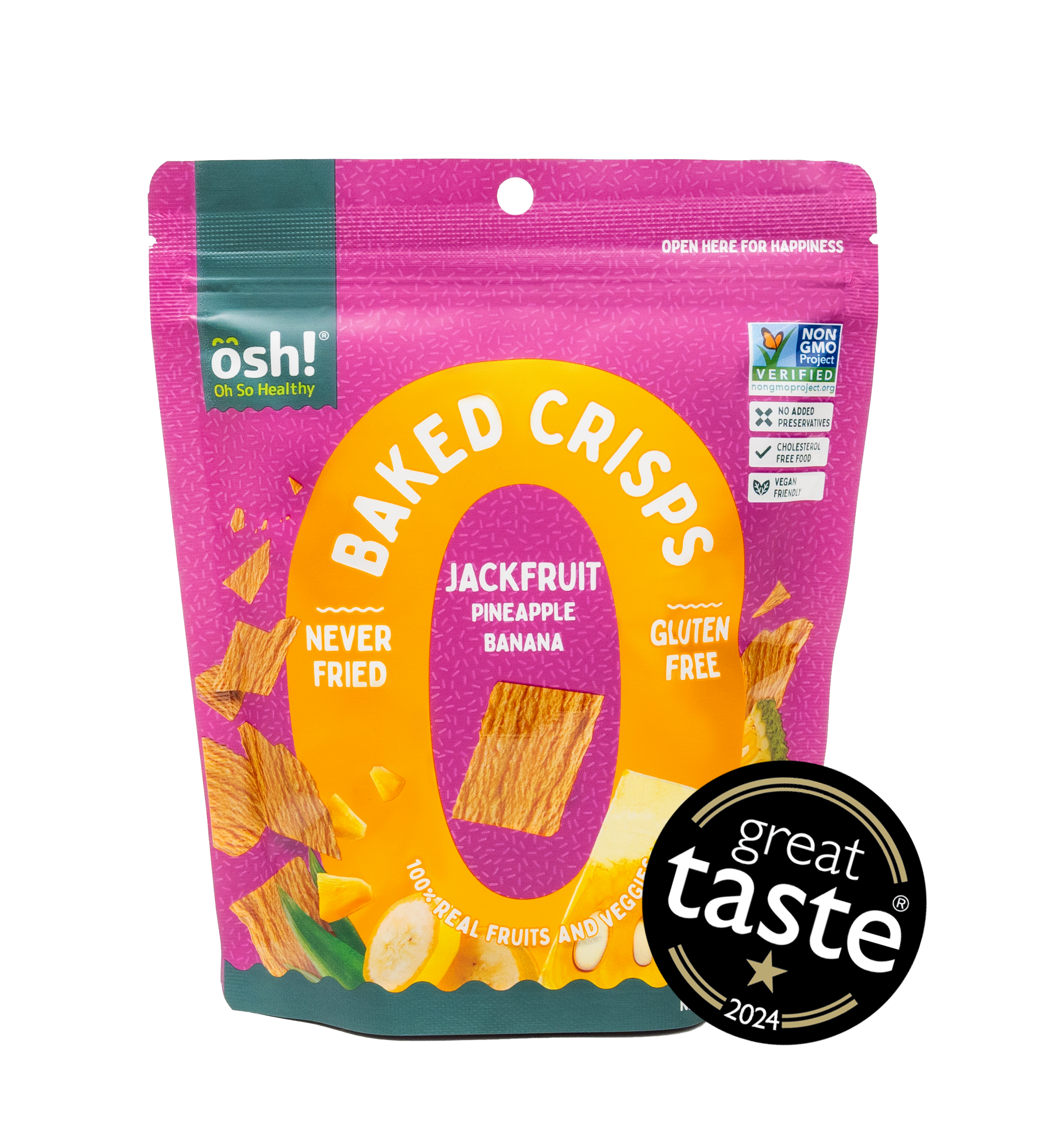 OSH! Jackfruit Pineapple Banana Crisps