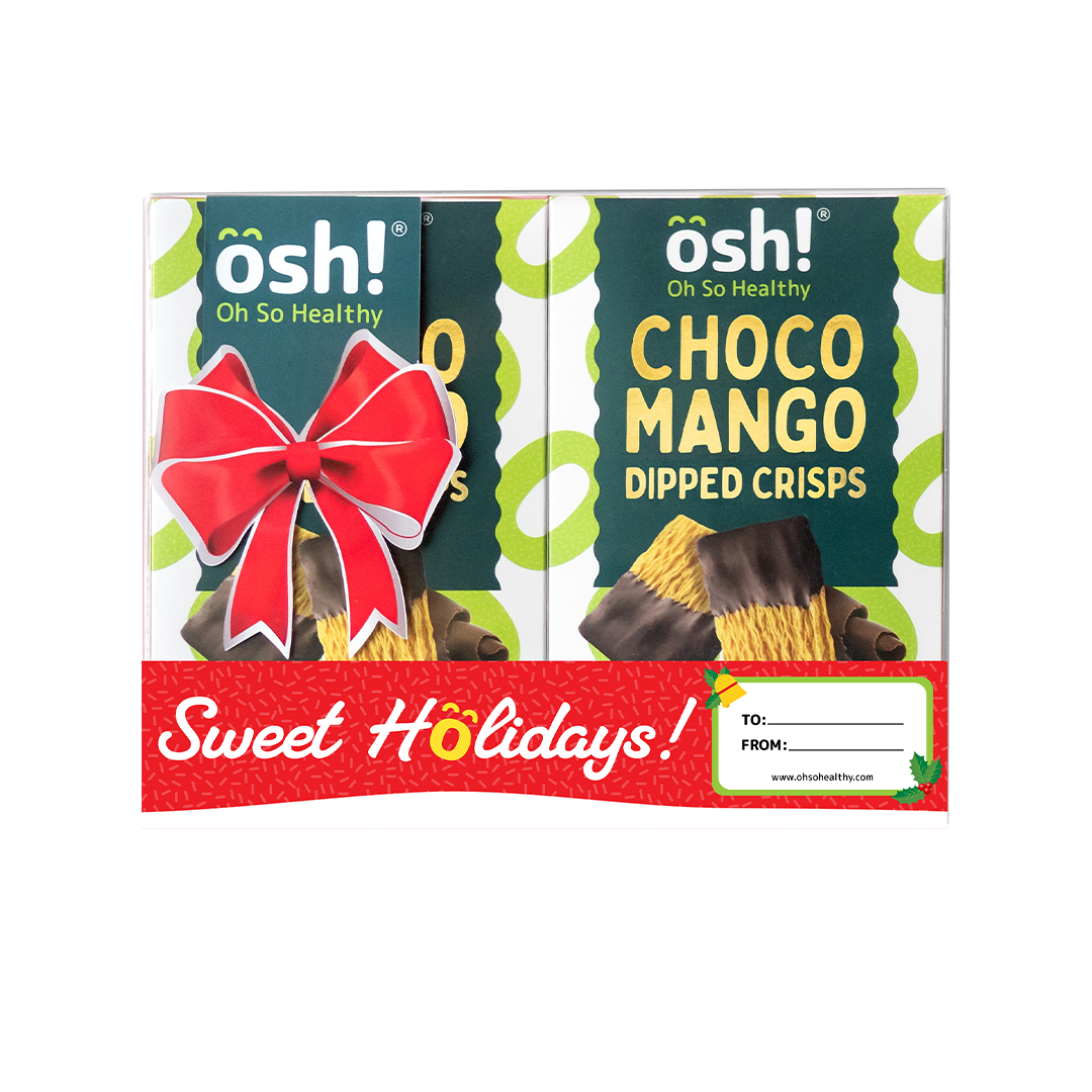 OSH! Choco Dipped Mango Fruit Crisps 100g Pack of 2 Sweet Holiday