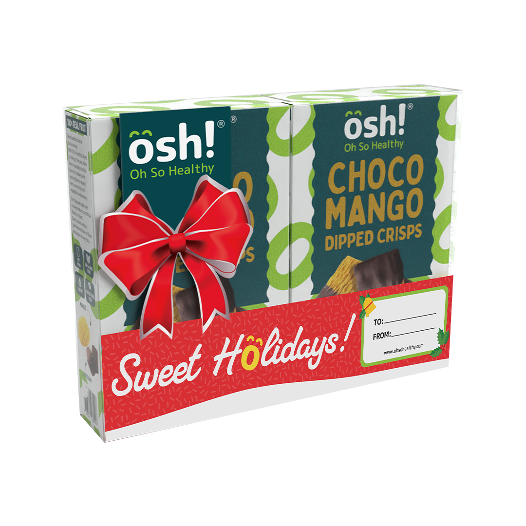 OSH! Choco Dipped Mango Fruit Crisps 100g Pack of 2 Sweet Holiday