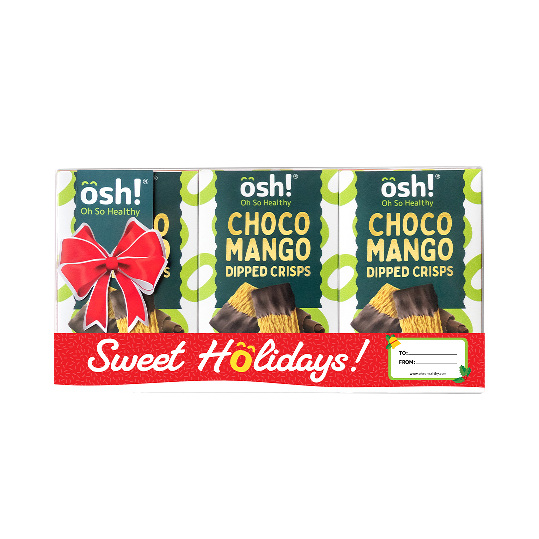 OSH! Choco Dipped Mango Fruit Crisps 100g Pack of 3 Sweet Holiday