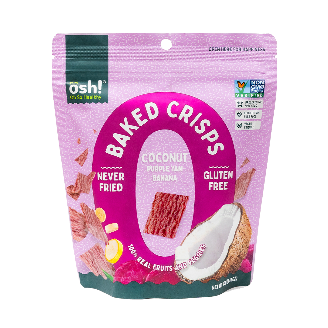OSH! Coconut Purple Yam Crisps  40g