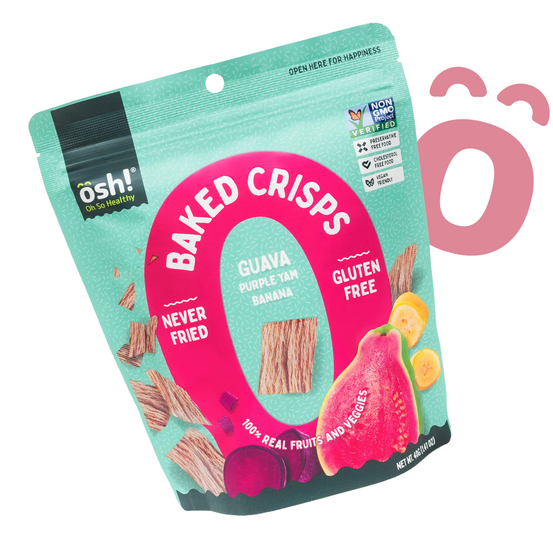 OSH! Guava Purple Yam Banana Crisps 40g