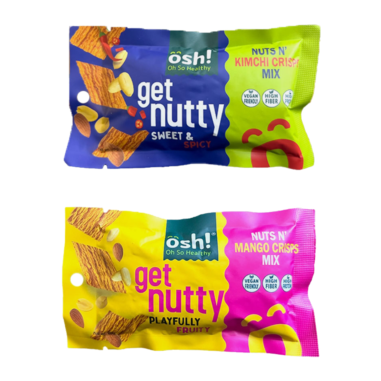 OSH! Get Nutty Fruity Mixed Nuts & Crisps Fruity & Savory 25g