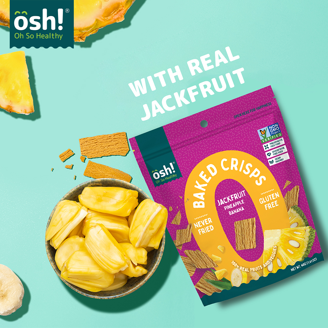 OSH! Jackfruit Pineapple Banana Crisps