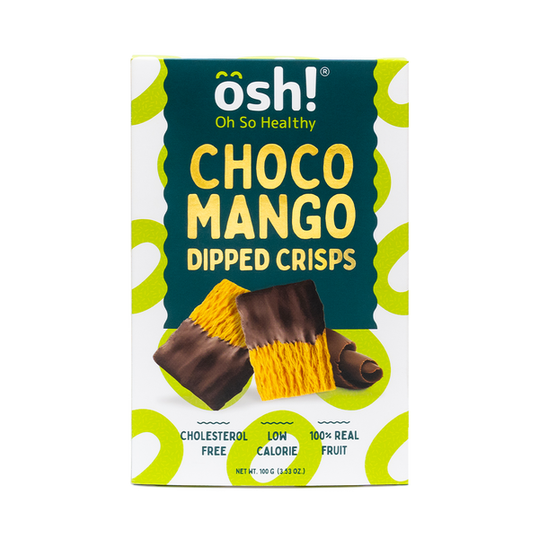 OSH! Dipped Crisps Choco Mango 100g Pack of 2 with Tote Bag