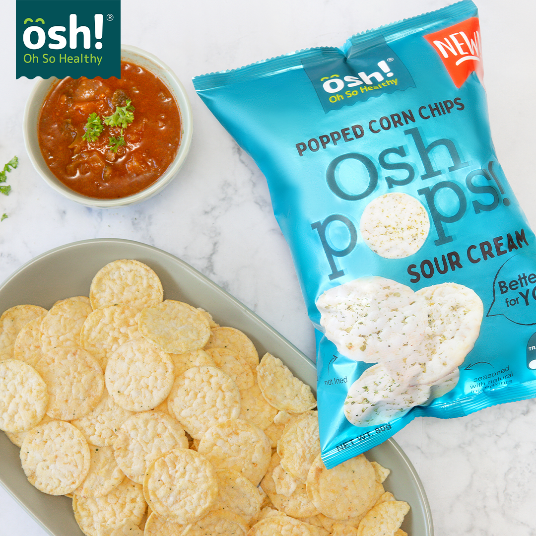 Buy 6 OSH! Pops! Sour Cream 80g