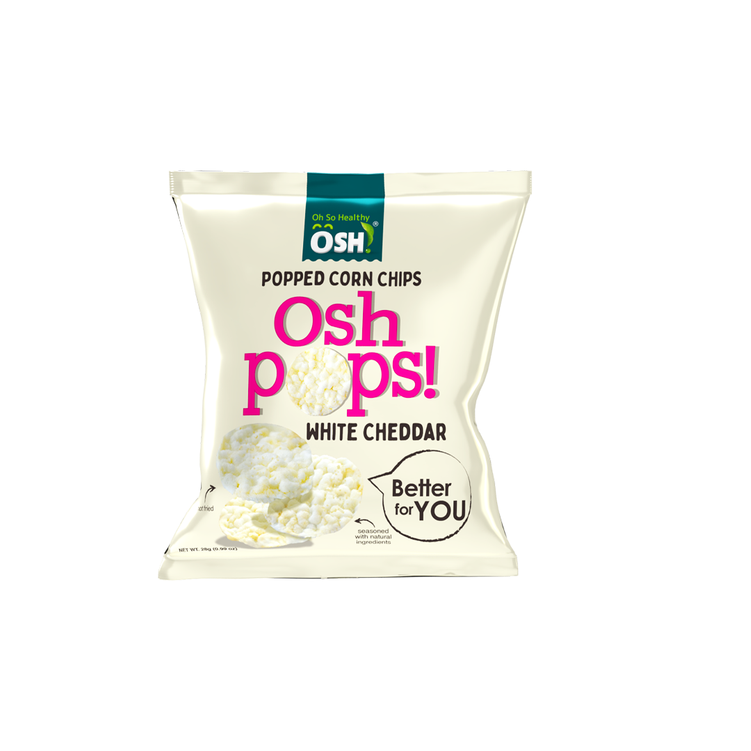 OSH! Pops White Cheddar 28g