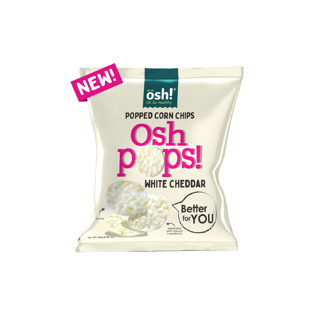 OSH! Pops White Cheddar 28g