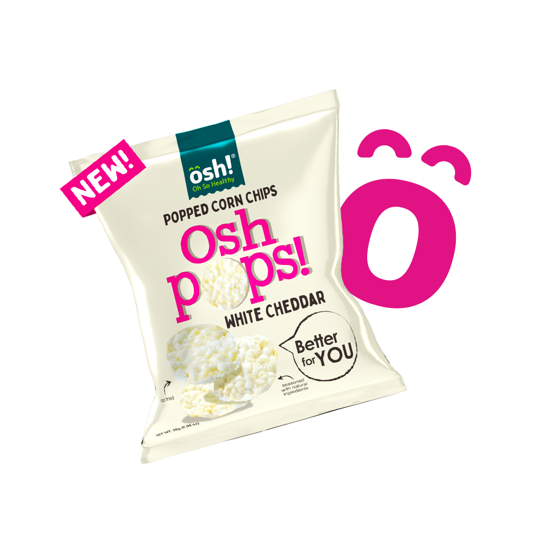 OSH! Pops White Cheddar 28g