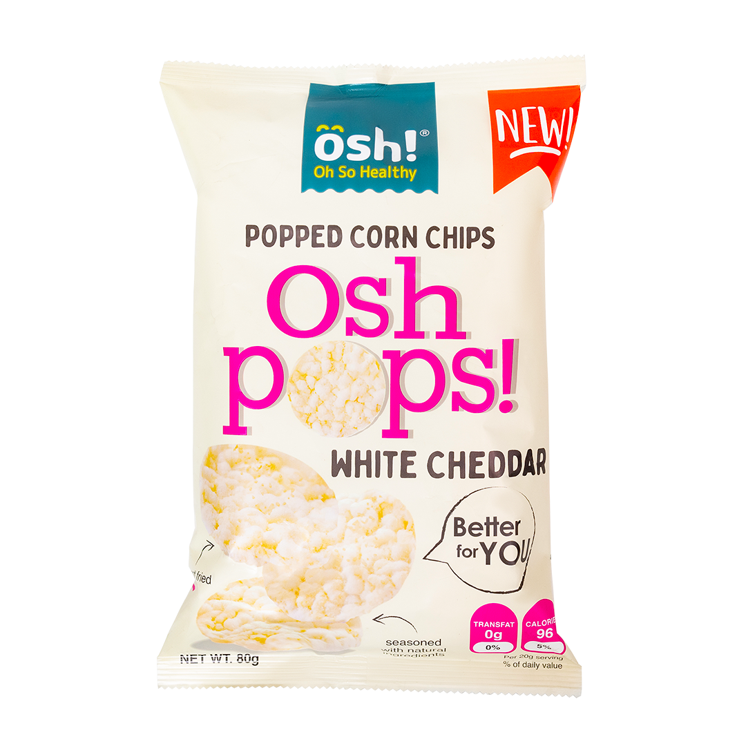 OSH! Pops! White Cheddar 80g