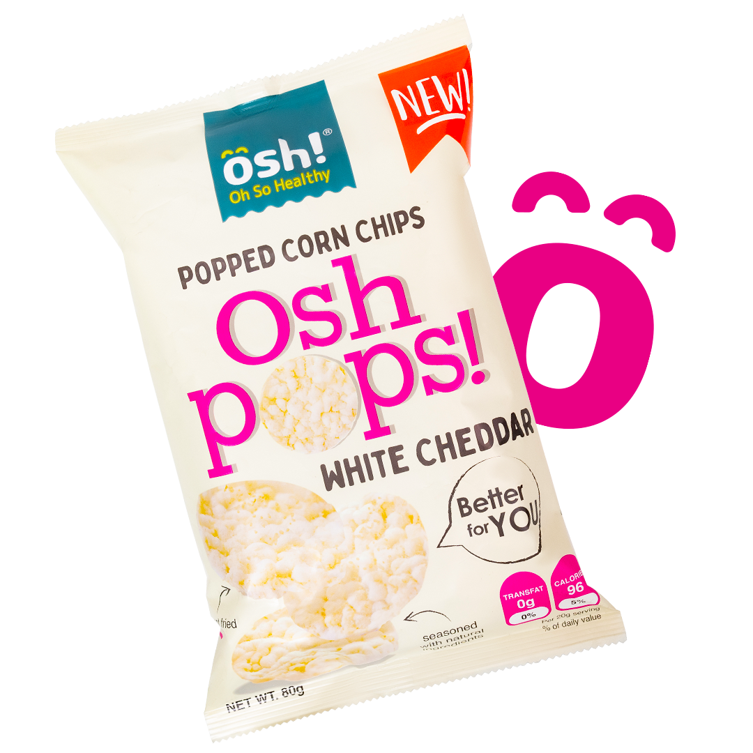 OSH Pops! White Cheddar 80g