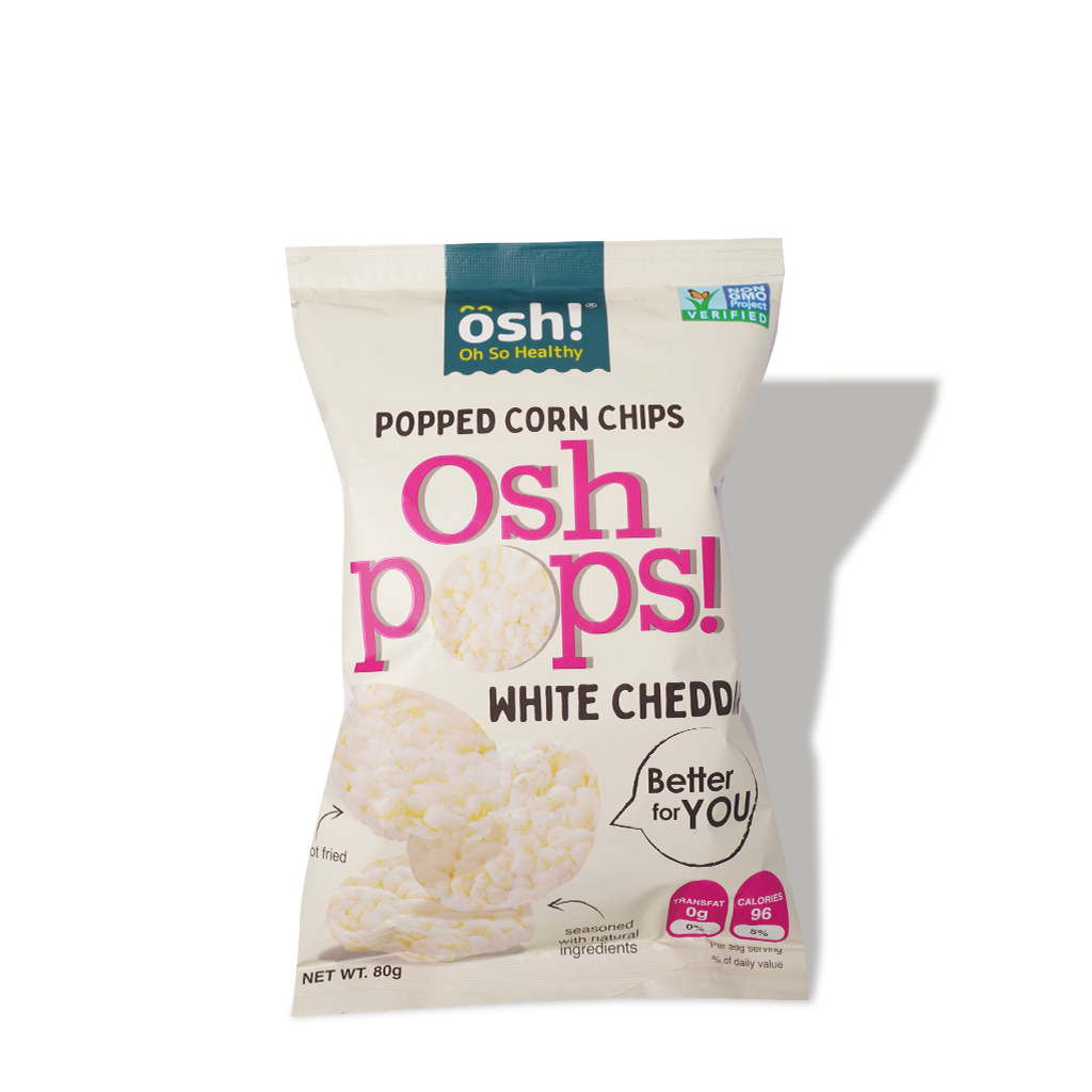 OSH! POPS WHITE CHEDDAR 80g